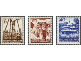 Not issued Country and People 6 - 40 groschen, very fine mounted mint (6 groschen 1 brown perf.) signed Jungjohann, cat.v. 65