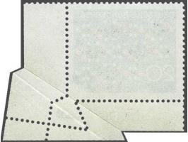 Chemical Research 20 pfennig with variety design partly missing due to paperfold, very fine unmounted mint