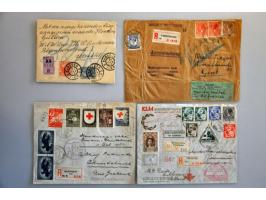 poststukken, collectie van ca. 370 ex. w.b. luchtpost, 1e-dagafstempelingen, treinbrieven etc. in 4 ringbanden