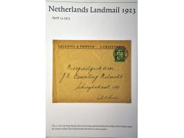 6 poststukken 1922-1923 met frankering luchtpostzegels 10, 15 en 60 cent w.b. met port belast en 60 cent expresse naar buiten