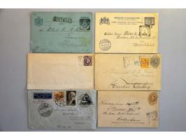 ca. 30 post(waarde)stukken w.b. enkele betere ex.