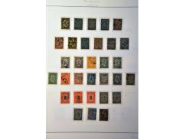 collection 1875-1894 used including Mi. 1-24, postage dues Mi 1-12, duplicates and Eastern Rumelia on Lindner pages