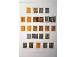 collection 1875-1894 used including Mi. 1-24, postage dues Mi 1-12, duplicates and Eastern Rumelia on Lindner pages