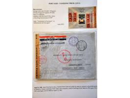 Neth.Indies 17 air mail envelopes, all censored, June 1940-November 1941 from abroad including China (December 1940), Japan (