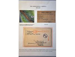 Preprinted and censored Imperial Japanese Army card from POW in camp 6 Thailand to a relative in the Netherlands with Suzuki 