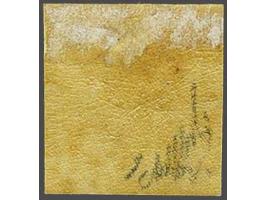 10 cent rood plaat X pos. 97 op dik papier, pracht ex. met originele bruinige gom, cat.w. 650 