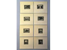 Landscapes 1910 1 heller - 5 kronen, imperforated proofs  in black on carton paper, very fine with 1991 Jovan Velickovic cert