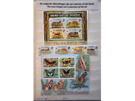 mainly ** including WWF mini-sheets, topical sets, etc. on stockcards