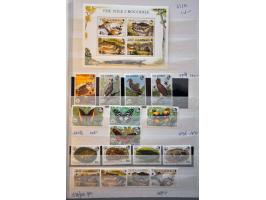 mainly ** including WWF mini-sheets, topical sets, etc. on stockcards
