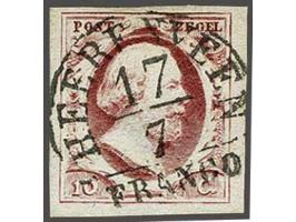 Heerenveen A (Ey 125) mooi op 10 cent karmijn plaat I pos. 6, pracht ex.