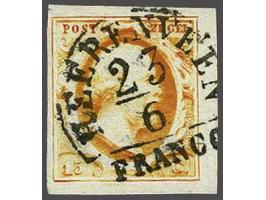 Heerenveen A (Ey 600) op 15 cent donkeroranje pos. 95 met velrand, pracht ex.