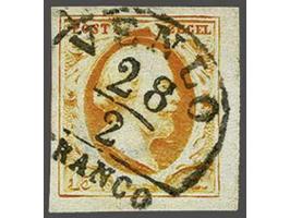 Venlo A (Ey 250) op 15 cent donkeroranje, pracht ex.