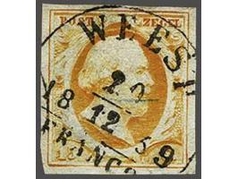 Weesp B (Ey 400) op 15 cent oranje, pracht ex.