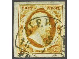 Zierikzee B (Ey 600) op 15 cent donkeroranje, pracht ex.