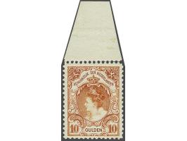 10 gulden oranje, pracht ex. met certificaat Moeijes 1994 (velrand nagenoeg los), cat.w. 2250