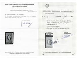 2½ cent t/m 10 gulden ongebruikt pracht ex. w.b. veel postfris met 2 certificaten, cat.w. 1560++ 