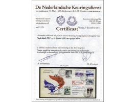 Fdc E1 zomerzegels aangetekend naar Finland, fraai ex. (voorzijde rechtsonder schaafplekje en bovenzijde geopend), cat.w. 160