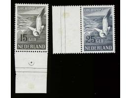 Meeuwen 15 en 25 gulden met certificaat Moeijes 1994, cat.w. 600 