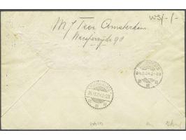 Van der Hoopvlucht, BS zonder ster 1.X.24, envelop met bonte frankering Jubileum 1913 (12½ cent t/m 5 gulden (exclusief 2½ gu