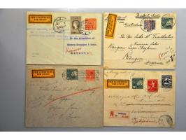 ruim 150 proefvluchten Nederland-Ned.Indië en retour 1928-1929 w.b. trajectpost (w.b. VH B17m, 17n, 17l, 20n, 22k, 22w, 22y e