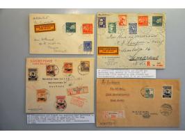 ruim 150 proefvluchten Nederland-Ned.Indië en retour 1928-1929 w.b. trajectpost (w.b. VH B17m, 17n, 17l, 20n, 22k, 22w, 22y e