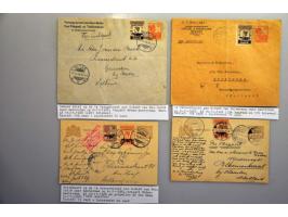 ruim 150 proefvluchten Nederland-Ned.Indië en retour 1928-1929 w.b. trajectpost (w.b. VH B17m, 17n, 17l, 20n, 22k, 22w, 22y e