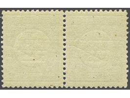 Opruimingsuitgifte 3 cent op 1 gulden types I en III in paar, cat.w. 350+