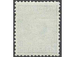 Hangend Haar 20 cent blauw met certificaat Vleeming 2019, boventanding zie foto, cat.w. 775