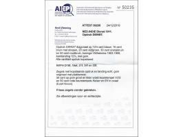 ½ cent t/m 20 cent en 30 en 50 cent alle met foutdruk kopstaande opdruk, meest pracht ex., diverse ex. gesigneerd w.b. Keiser