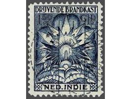 1½ gulden donkerblauw met langebalkstempel Semarang 6-2-1922, pracht ex. met certificaat Vleeming 2014 
