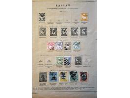 collection with a.o. Belgium, Malayan States and Scandinavia on album leaves