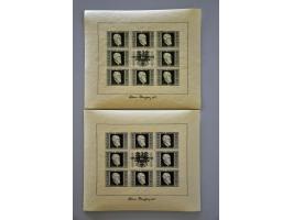 Minisheets Karl Renner 1 - 5 schilling, very fine unmounted mint, cat.v. 2400