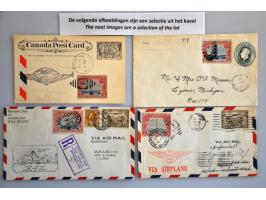 approx. 45 Airmail covers 1928-1931 including combined frankings with USA stamps in good quality