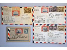 approx. 45 Airmail covers 1928-1931 including combined frankings with USA stamps in good quality
