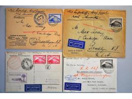 6 better Zeppelin covers or cards including Vaduz-Lausanne 10-6-1931 Sieger no. 110B
