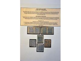 specialized collection 1871-1973 used and unused with better material, nicely arranged and well documented in binder