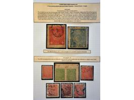 specialized collection 1871-1973 used and unused with better material, nicely arranged and well documented in binder