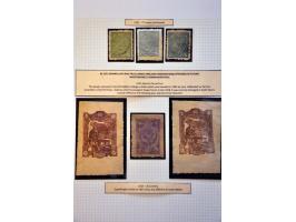 specialized collection 1871-1973 used and unused with better material, nicely arranged and well documented in binder