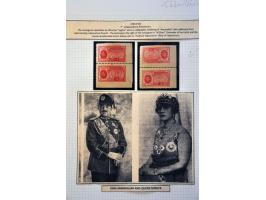 specialized collection 1871-1973 used and unused with better material, nicely arranged and well documented in binder