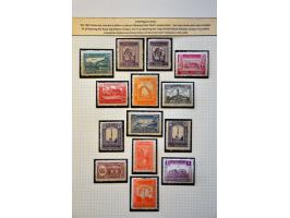 specialized collection 1871-1973 used and unused with better material, nicely arranged and well documented in binder