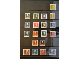 Franz Joseph I 2 heller - 10 kronen, complete set with variety imperforated in the chosen colours and 2 complet sets (one per