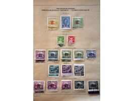 collection 1918-1975 used and */** in Schaubek album