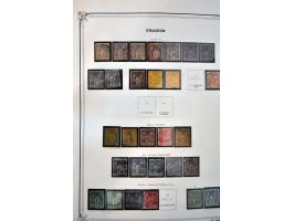 collection used and */** from 1852 onwards with better ex. in Yvert album and on album leaves   