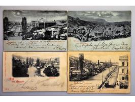 collection of over 200 (un)used picture postcards (including better cancellations) in album