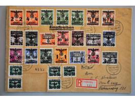 collection used and */** including larger units, postal stationery, covers etc. in stockbook