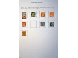 collection mainly used starting 1851 with some better material and covers, nicely arranged in 7 albums