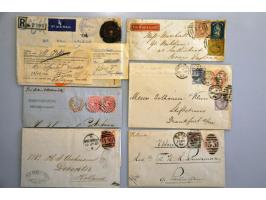 postal history mostly older material with better ex. including Australian States, Boer War, Great Britain, British Occupation