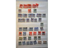stock including Ceylon, India (a.o. Gandhi 10 rupees*), Malta and Mauritius with many classics in 4 stockbooks