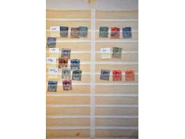 stock including Ceylon, India (a.o. Gandhi 10 rupees*), Malta and Mauritius with many classics in 4 stockbooks