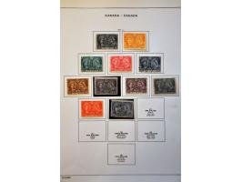 collection 1851-1981 mainly used with many better sets and stamps in Schaubek binder and stockbook
